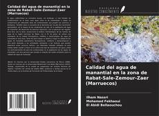 Portada del libro de Calidad del agua de manantial en la zona de Rabat-Sale-Zemour-Zaer (Marruecos)