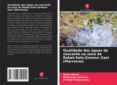 Portada del libro de Qualidade das águas de nascente na zona de Rabat-Sale-Zemour-Zaer (Marrocos)