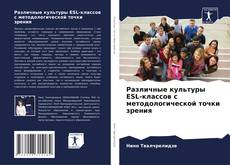 Различные культуры ESL-классов с методологической точки зрения kitap kapağı