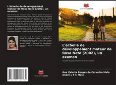 Couverture de L'échelle de développement moteur de Rosa Neto (2002), un examen