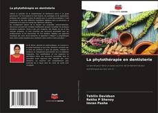 Portada del libro de La phytothérapie en dentisterie