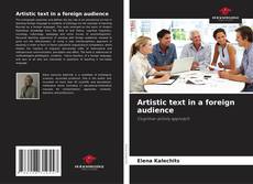 Couverture de Artistic text in a foreign audience