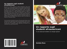 Couverture de Un rapporto sugli studenti afroamericani