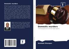 Domestic murders kitap kapağı