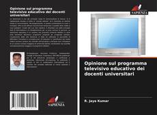 Borítókép a  Opinione sul programma televisivo educativo dei docenti universitari - hoz