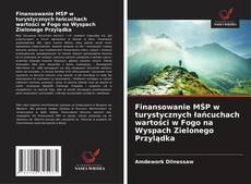 Copertina di Finansowanie MŚP w turystycznych łańcuchach wartości w Fogo na Wyspach Zielonego Przylądka