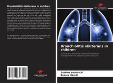 Bronchiolitis obliterans in children kitap kapağı