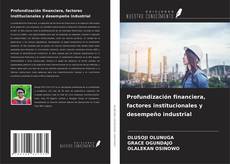Capa do livro de Profundización financiera, factores institucionales y desempeño industrial 