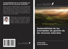 Buchcover von Sostenibilidad de las actividades de gestión de los recursos naturales