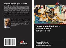 Buchcover von Doveri e obblighi nella ricerca e nelle pubblicazioni