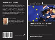 Capa do livro de La educación en Europa 1 