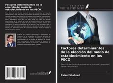 Buchcover von Factores determinantes de la elección del modo de establecimiento en los PECO