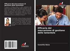 Capa do livro de Efficacia del meccanismo di gestione delle lamentele 