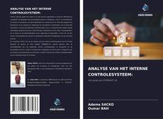 Обложка ANALYSE VAN HET INTERNE CONTROLESYSTEEM: