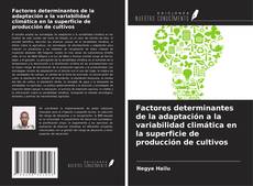 Обложка Factores determinantes de la adaptación a la variabilidad climática en la superficie de producción de cultivos