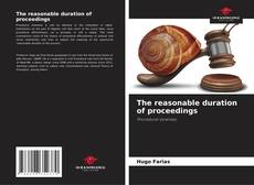 Copertina di The reasonable duration of proceedings