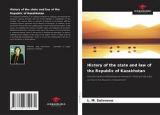 Copertina di History of the state and law of the Republic of Kazakhstan