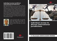 Copertina di Individual access to African international jurisdictions