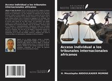 Copertina di Acceso individual a los tribunales internacionales africanos