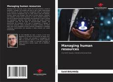 Copertina di Managing human resources