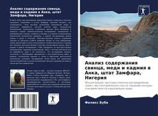 Copertina di Анализ содержания свинца, меди и кадмия в Анка, штат Замфара, Нигерия