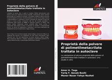 Capa do livro de Proprietà della polvere di polimetilmetacrilato trattata in autoclave 