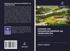 Обложка Invloed van klimaatvariabiliteit op rijstproductie