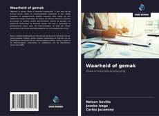 Обложка Waarheid of gemak