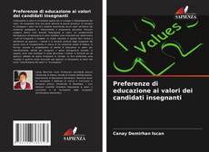 Buchcover von Preferenze di educazione ai valori dei candidati insegnanti