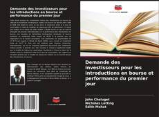 Borítókép a  Demande des investisseurs pour les introductions en bourse et performance du premier jour - hoz