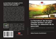 Buchcover von La fourniture de forages comme facteur clé pour faciliter la réduction de la pauvreté