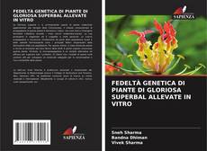 Portada del libro de FEDELTÀ GENETICA DI PIANTE DI GLORIOSA SUPERBAL ALLEVATE IN VITRO