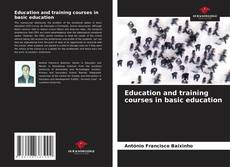 Copertina di Education and training courses in basic education