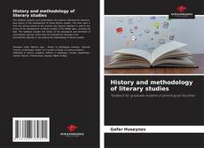 Copertina di History and methodology of literary studies