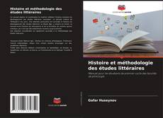 Copertina di Histoire et méthodologie des études littéraires