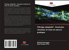 Copertina di Filtrage adaptatif - Avancées récentes et mise en œuvre pratique