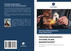 Copertina di PERSONALMANAGEMENT- SYSTEME IN DER BAUWIRTSCHAFT