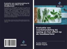 Evaluatie van voorbehandeling bij opslag en hun effect op de houdbaarheid kitap kapağı