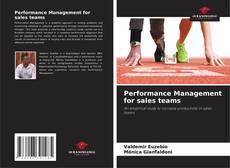 Copertina di Performance Management for sales teams