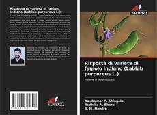 Copertina di Risposta di varietà di fagiolo indiano (Lablab purpureus L.)