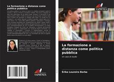 Copertina di La formazione a distanza come politica pubblica