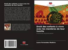 Copertina di Droit des enfants à vivre avec les membres de leur famille