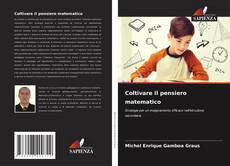 Coltivare il pensiero matematico kitap kapağı