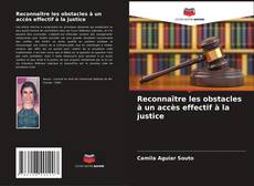 Copertina di Reconnaître les obstacles à un accès effectif à la justice