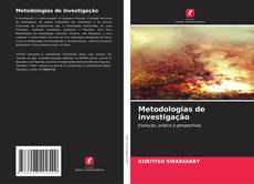 Metodologias de investigação kitap kapağı