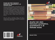 Capa do livro de Analisi dei dati: Soluzioni qualitative, quantitative e di metodo misto 