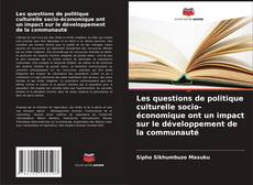 Les questions de politique culturelle socio-économique ont un impact sur le développement de la communauté kitap kapağı