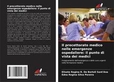 Capa do livro de Il precettorato medico nelle emergenze ospedaliere: il punto di vista dei medici 