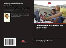 Commission nationale des universités kitap kapağı