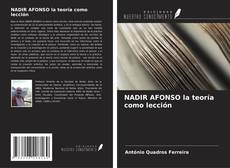 Capa do livro de NADIR AFONSO la teoría como lección 